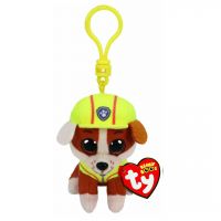 TY 41278 Beanie Boo's Брелок плюшевый Щенячий патруль Бульдог Rubble, 12 см