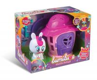 ABtoys (АБтойс) LB015 Ночник LUMILUVS Единорог Luna с домиком-проектором звездного неба