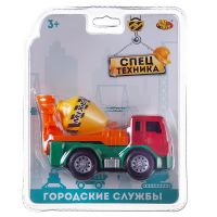 ABtoys (АБтойс) C-00464 Машинка инерционная Abtoys Cпецтехника Бетономешалка мини