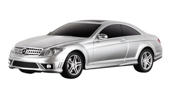 RASTAR 34200S Машина р/у Mercedes CL63 AMG, 1:24, цвет серебряный, 27MHZ