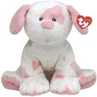 TY 31033 Pluffies Мягкая игрушка Щенок Pups Pink, 25 см