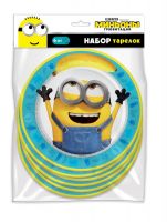 ND Play 287104 Набор бумажных тарелок ND Play Minions 2 180 мм 6 штук