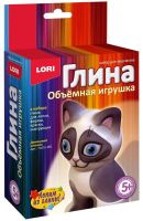 ЛОРИ Пз-Гл-001 Игрушка объемная из глины "Домашний котенок"