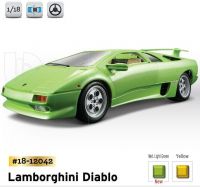 Bburago 18-12042 Коллекционная модель машины Gold LAMBORGHINI DIABLO, 1:18