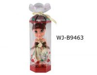 ABtoys (АБтойс) QJ086A Кукла-мини ABtoys Emily в прозрачной коробочке (темные волосы) , 16,5см