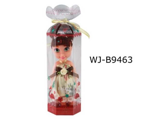 ABtoys (АБтойс) QJ086A Кукла-мини ABtoys Emily в прозрачной коробочке (темные волосы) , 16,5см