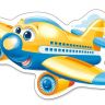 Castorland B-04447 Пазл 4 в 1 Забавные самолетики, 4+5+6+7 деталей