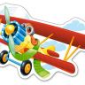 Castorland B-04447 Пазл 4 в 1 Забавные самолетики, 4+5+6+7 деталей
