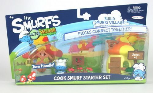 Jakks 55812 Набор Мини Домик с фигуркой Смурфика Пекаря