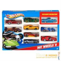 Mattel 54886 Машинки Hot Wheels в подарочной упаковке, 10 шт.