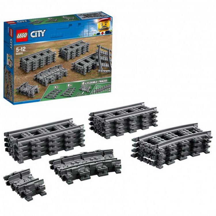 LEGO (Лего) 60205-L Конструктор LEGO CITY Железнодорожные пути