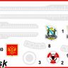 Звезда 9007з Сборная модель - Российский атомный подводный ракетный крейсер К-141 «Курск» 1:350