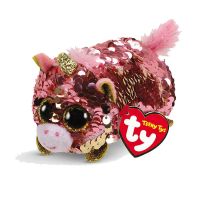 TY 42407 Teeny Tys Flippable Мягкая игрушка Единорог Sunset в пайетках, 10 см