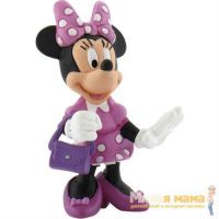 Bullyland 15328 Коллекционная фигурка Минни с сумкой, 7 см