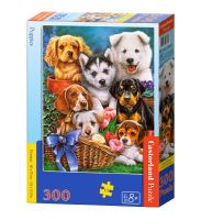 Castorland B-030323 Пазл Щенки, 300 деталей