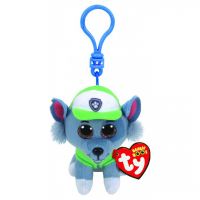 TY 41279 Beanie Boo's Брелок плюшевый Щенячий патруль Rocky, 12 см