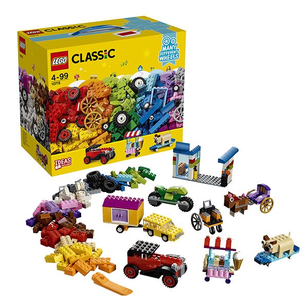 Lego Classic 10715 Конструктор Лего Классик Модели на колёсах, 442 детали