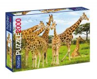Hatber 2000ПЗ1-19321 Пазл Hatber Premium Жирафы 2000 элементов, 960х680мм