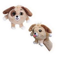 Solmar Т10349 Мягкая игрушка Дразнюка-Zoo коричневая собачка, показывает язык, 13 см