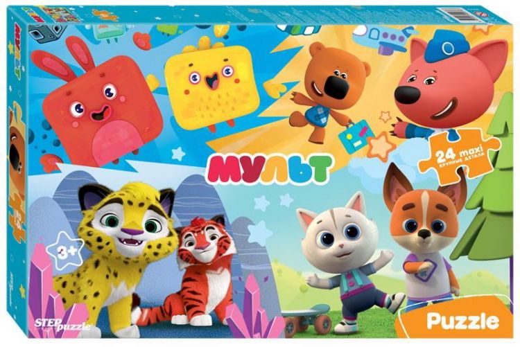 СТЕП ПАЗЛ 90078 Пазл STEP puzzle MAXI Ми-ми-мишки и др. Мульт 0+ Медиа 24 элемента