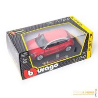Bburago 18-21058 Модель машины AUDI A1, 1:24, красная