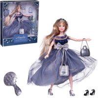 ABtoys (АБтойс) PT-01623 Кукла ABtoys "Amelia. Вечерний раут" (платье с ассиметричной юбкой, светлые волосы) 30см