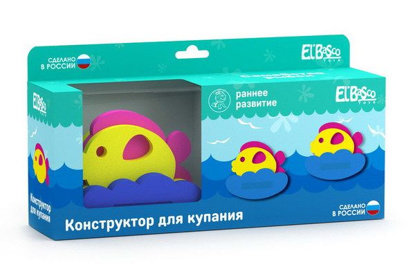El'BascoToys 03-002 Игрушка-конструктор для купания "Семейство рыбок" El'BascoToys 03-002 Игрушка-конструктор для купания "Семейство рыбок"