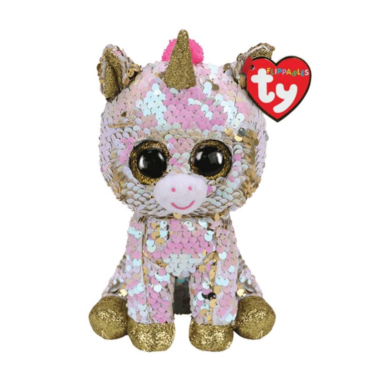 TY 36363 Flippable Мягкая игрушка Единорог Fantasia с пайетками, 15 см
