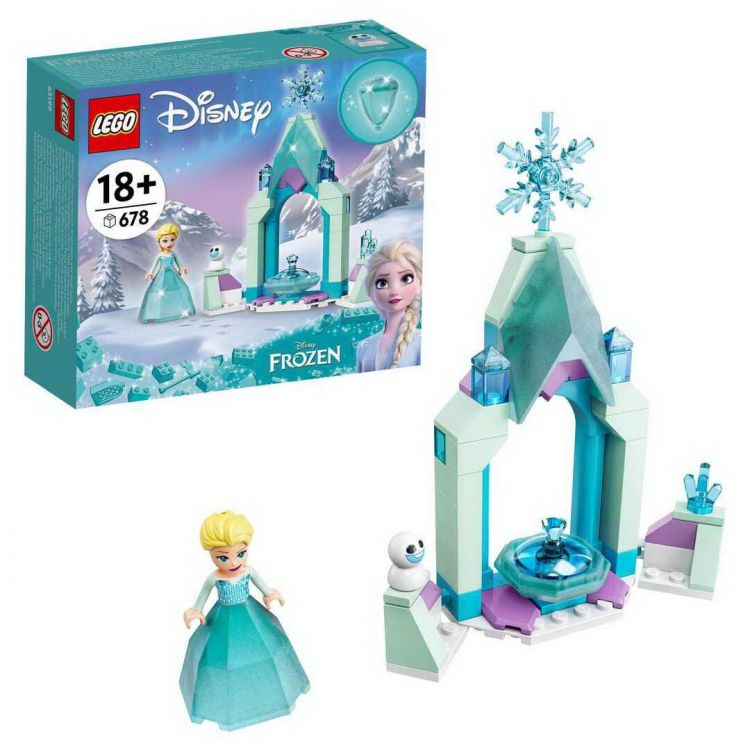 LEGO (Лего) 43199-L Конструктор LEGO DISNEY PRINCESS Двор замка Эльзы
