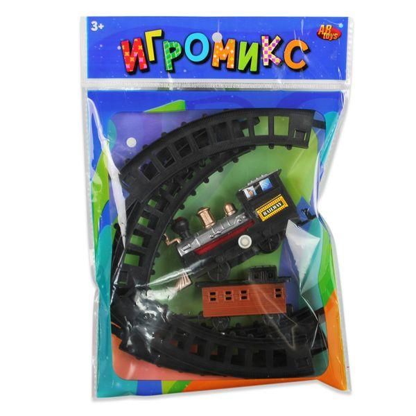 Игромикс M6409 Набор "Железная дорога" механическая, 8 предметов
