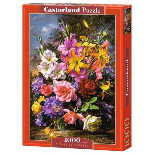Castorland C-103607 Пазл Ваза с цветами, 1000 деталей