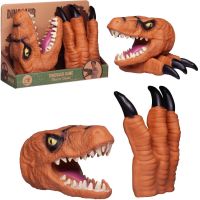 Junfa WA-14622/оранжевые Игровой набор Junfa Игрушка на руку Голова и когти динозавра оранжевые