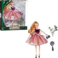 Junfa WJ-22281/1 Кукла Junfa Atinil (Атинил) Яркое настроение (блондинка) с клатчем и аксессуарами 28см