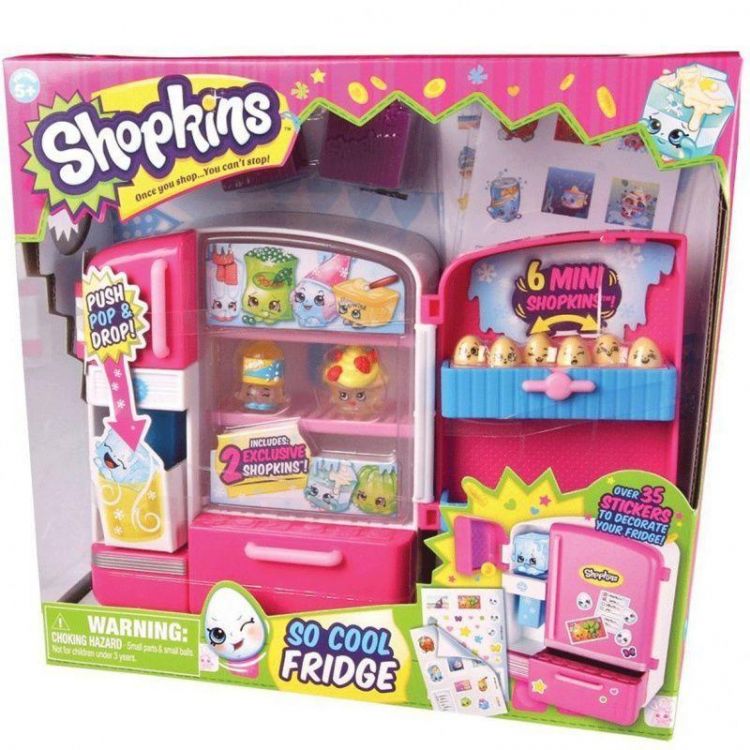 Moose 56014 Shopkins Игровой набор Крутой холодильник (включает 2 эксклюзивных персонажа)