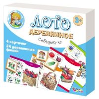 Десятое королевство 01951ДК Лото деревянное "Собирай-ка"