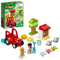 Lego Duplo 10950 Конструктор Лего Дупло Town Фермерский трактор и животные, 27 деталей