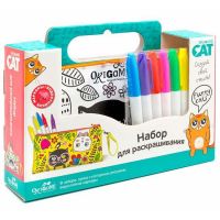 Origami 03318 Сумочка-клатч для раскрашивания Funny cats, 22х12х0,7 см