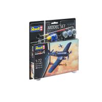 Revell 63917 Набор со сборной моделью Палубный истребитель FAU-1B Corsair Royal Navy, 1:72