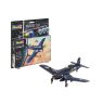Revell 63917 Набор со сборной моделью Палубный истребитель FAU-1B Corsair Royal Navy, 1:72