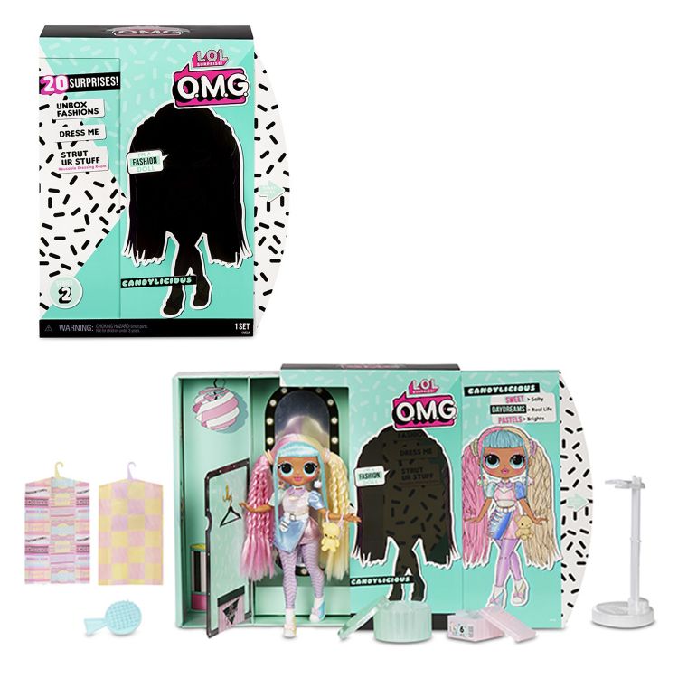 LOL 565109 Кукла ЛОЛ Сюрприз OMG Fashion 2 волна Candylicious, 23 см