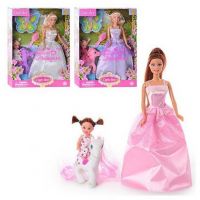 DEFA 8077d Кукла Defa Lucy Волшебный мир, в наборе с куколкой-дочкой на пони, высота кукол: 29 и 10 см