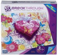 MEGA Puzzles 50680 Пазл 3D Сердце и цветы