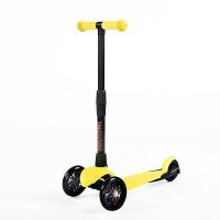Buggy Boom 003-0127 Самокат детский трехколесный АЛЬФА (Buggy Boom Alfa Model) с регулируемой складной ручкой (желтый 27 )