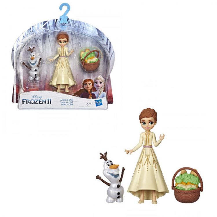 Hasbro E7079 Холодное сердце 2 Мини-кукла Анна и Олаф