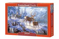 Castorland 102501 Пазл Зимние горы, 1 000 деталей