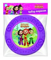 ND Play 275841 Набор бумажных тарелок ND Play Сказочный патруль 180 мм 6 штук
