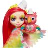 Mattel GNC57 Энчантималс Игровой набор Джунгли-кафе с куклой Пикки Какаду