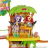 Mattel GNC57 Энчантималс Игровой набор Джунгли-кафе с куклой Пикки Какаду