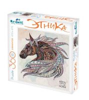 ORIGAMI 02348 Пазл Арт-терапия Этника Лошадь, 360 деталей