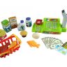 ABtoys PT-00247 Помогаю Маме Касса, в наборе с продуктами, со световыми и звуковыми эффектами